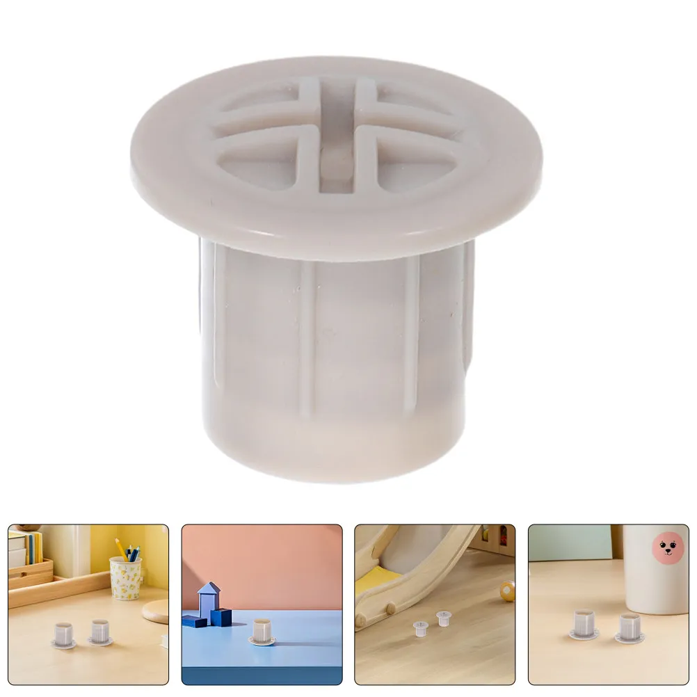 

8 шт. пластиковых защитных колпачков для винтов детских горок, светло-серые, сменные детали, аксессуары для безопасности, защита болтов