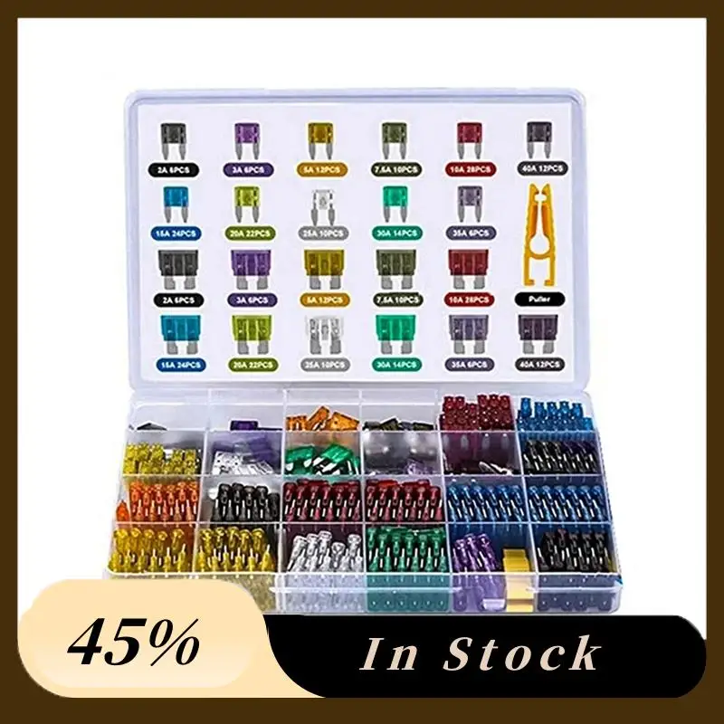 

A60z300pcs Car Blade Fuse Assortment Kit Auto Truck Automotive Medium Small Fuse Mixed Motorcycle Circuit Fuse With Boxmay