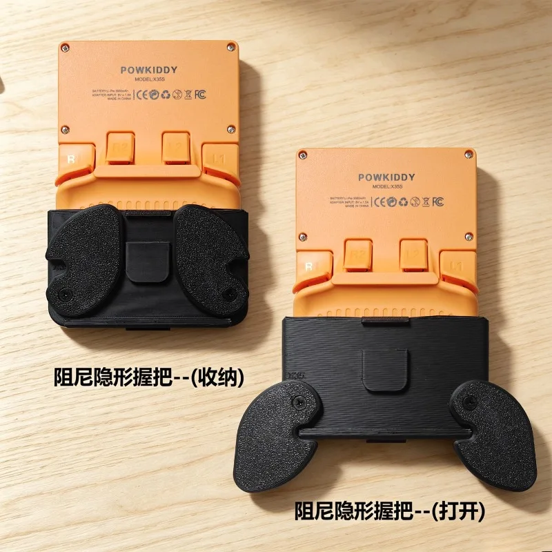 For PowKiddy X35S Open Source Handheld Game Console Grip Protective Case Full Coverage Protective Cover for Screen & Joystick