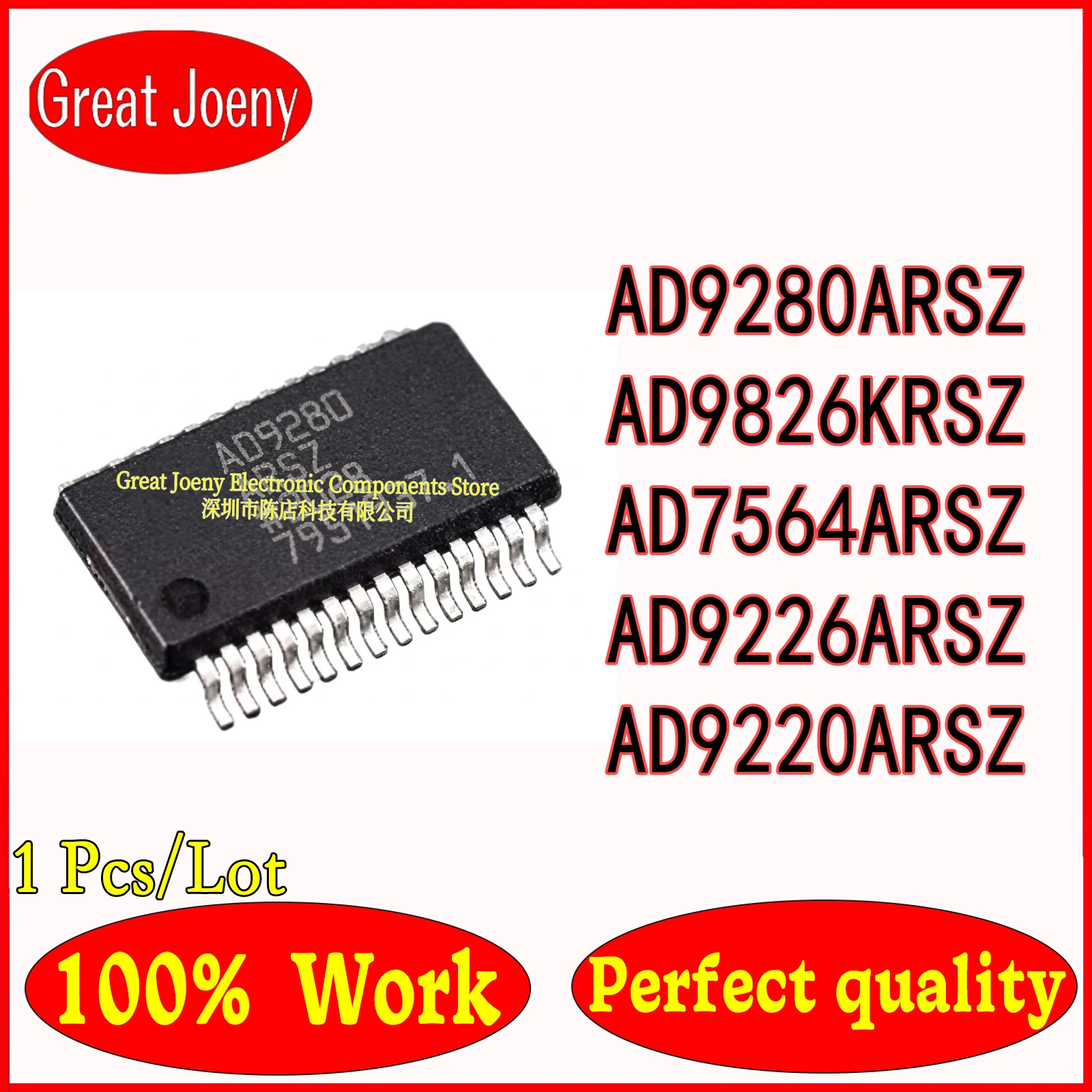 100% New Original AD7564ARS AD9220ARS AD9226ARS AD9280ARS AD9826KRS AD7564ARSZ AD9220ARSZ AD9226ARSZ AD9280ARSZ AD9826KRSZ