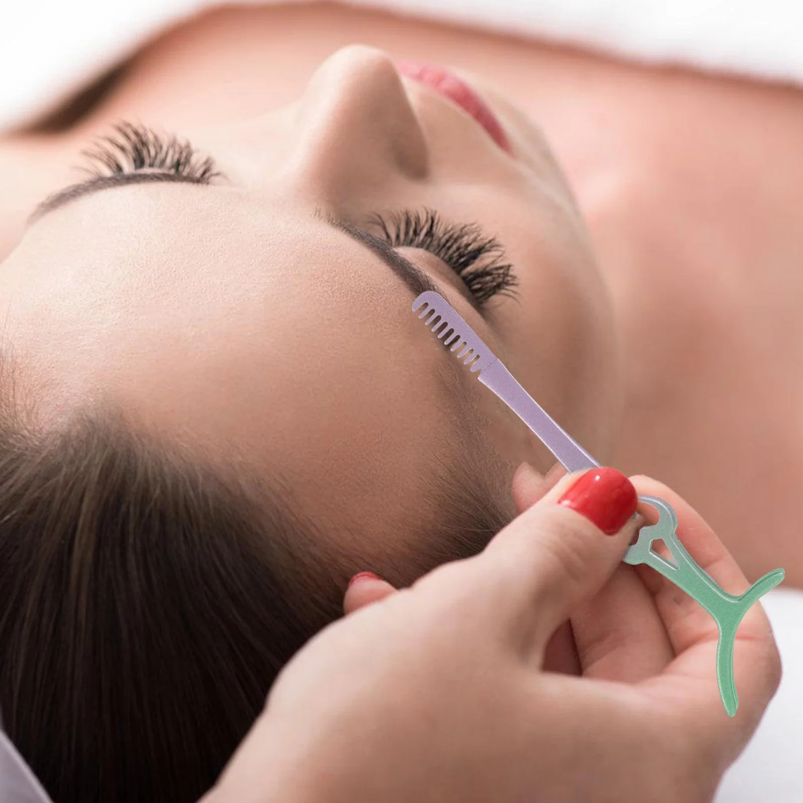 

1Set Stainless Steel Lash Tweezers and Clip Set with Comb Easy to Use Durable Beauty Tools for Perfect Makeup Effect