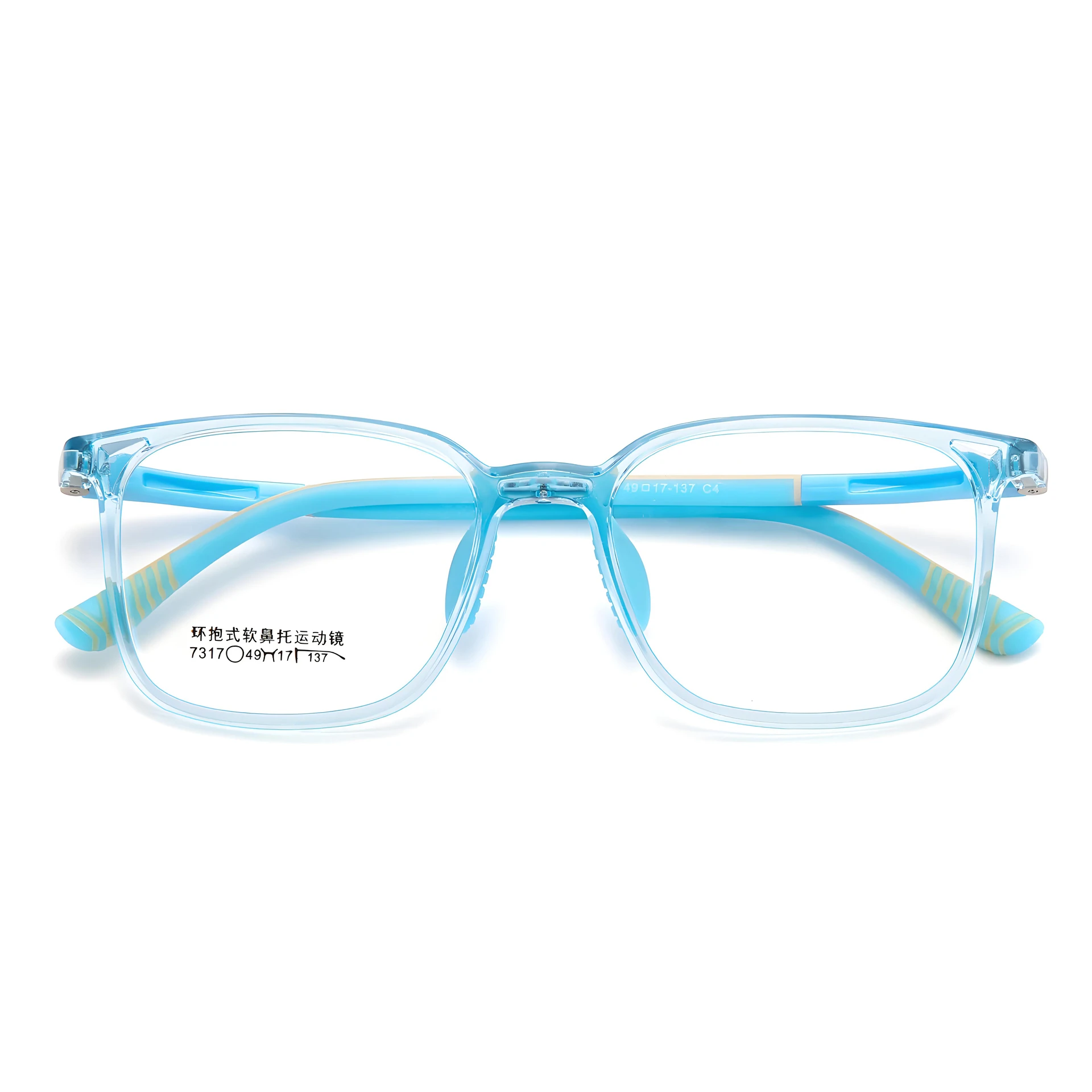 

Soft Nose Pad NonSlip Aports Glasses Outdoor Sports Youth Prescription Glasses Optical Lenses With Recipe Anti-Blue Light Lenses