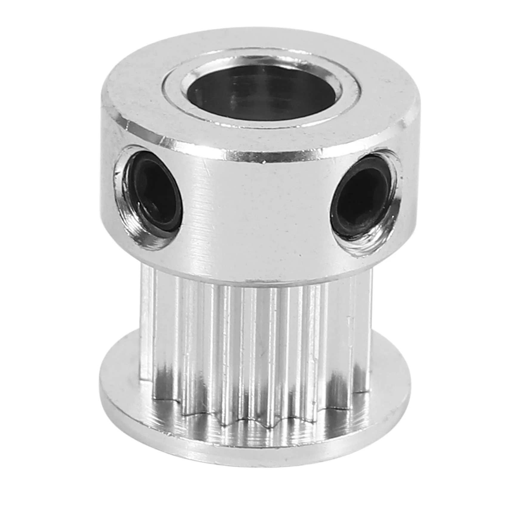 Aluminum GT2 16 Teeth 6Mm Bore Timing Belt Pulley Flange Synchronous Wheel For 3D Printer