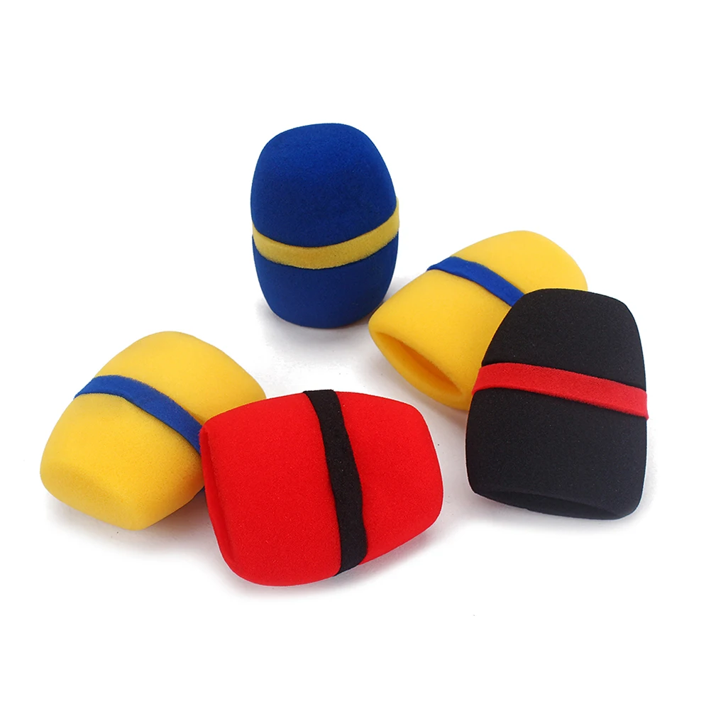 

5 pcs Foam Covers Windscreen Recording Mic Shield Microphone Microphone Filter Cap Filter Mic Accessories saliva
