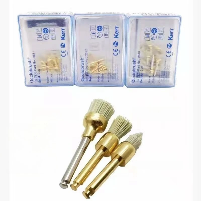 Dental Polishing Head Low-speed Handle Machine Grinding Polishing Brush Resin Polishing Brush Dental Tool Accessories
