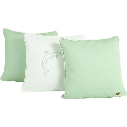 Lux Vie Marine Dolphin Pillow decorate