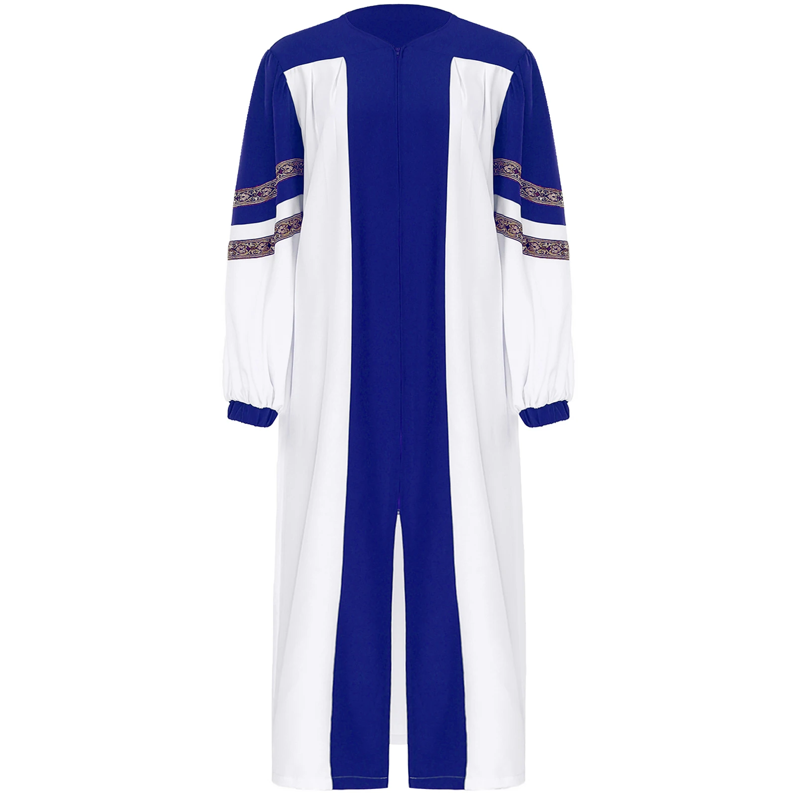 Robe de chorale d'église pour femmes, Robe de pasteur à manches longues, Robe de culte du prêtre chrétien, fantaisie d'halloween, Costumes de Cosplay du clergé catholique