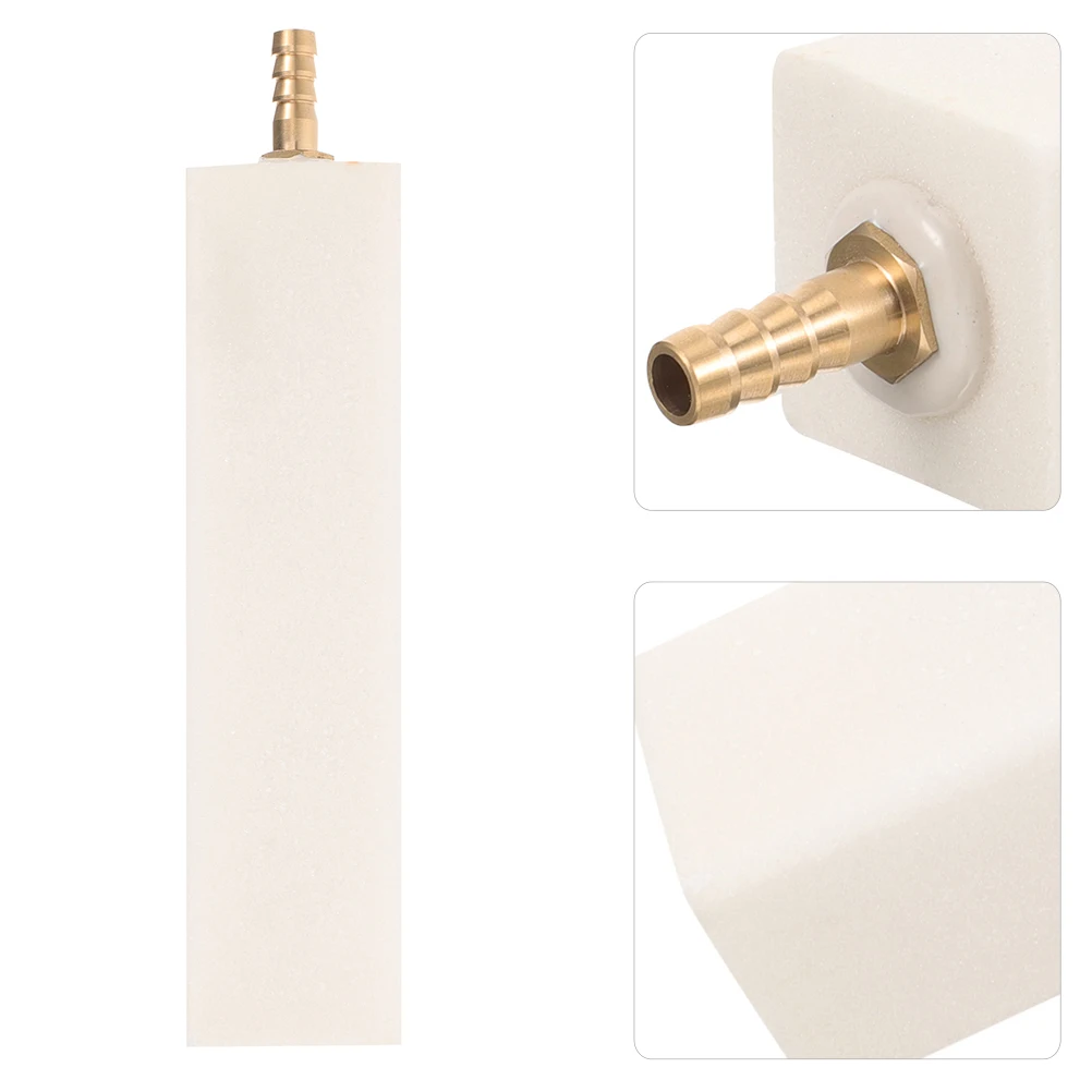 

White Square Air Stone for Fish Tank Aquarium Bubbler Oxygenating Bubble Stones Small Bubbles Producing Compatible