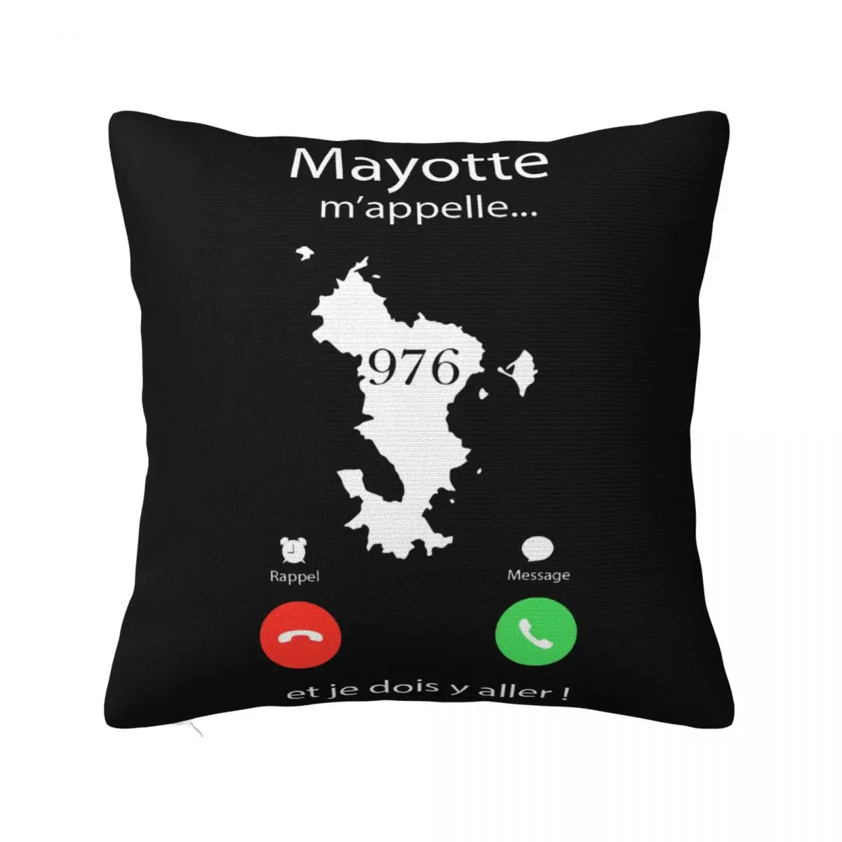 Homme Lile Mayotte Mappelle Dom Tom Cotton Designing Print Homme 2021 Latest Rap Creative Design Pillow Case