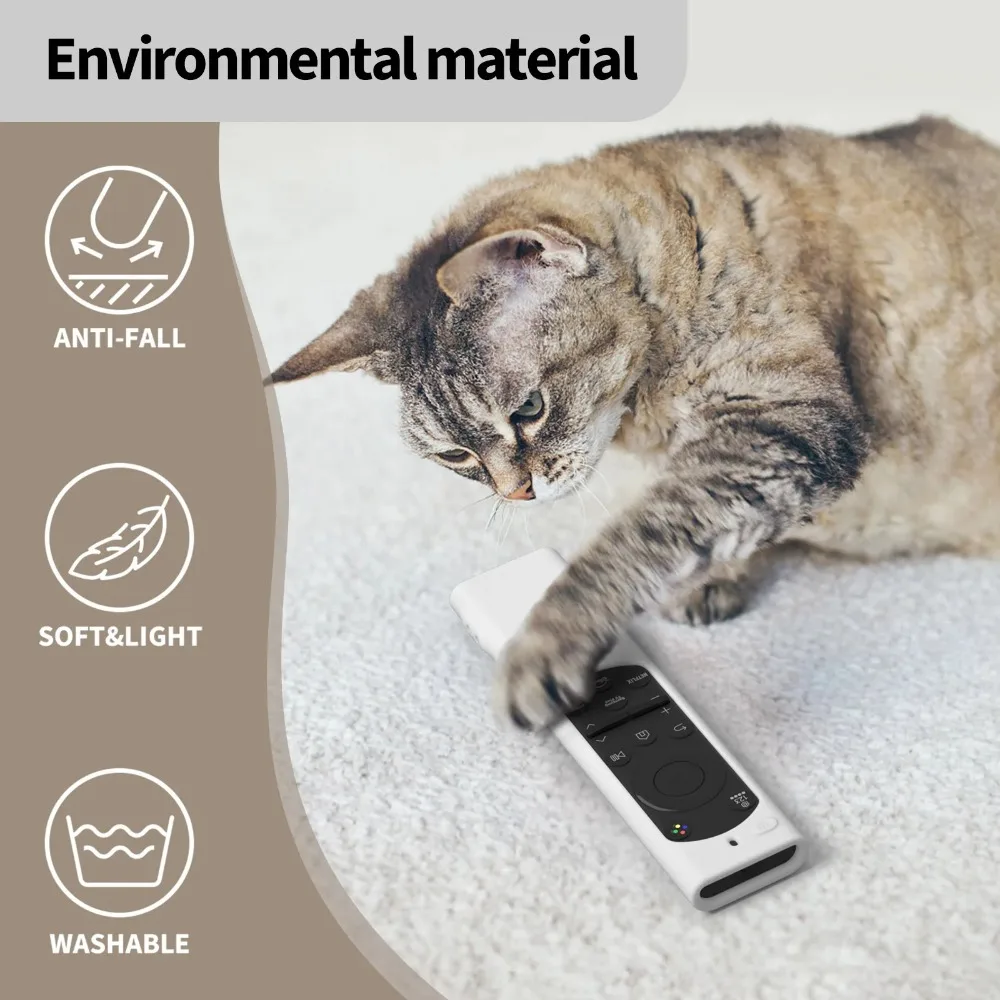 Étui de telecommande TV pour Samsung BN59-01385A/01388A/01388H TM2180E، حماية antichoc et antidérapante، housse en سيليكون #6