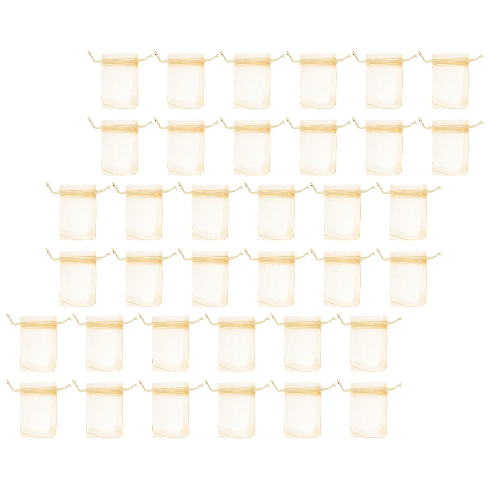 

100 Pcs Jewelry Bags Small Gift Drawstring Small Gift Bags C y Storage Pouch Party Favor Wedding Birthday