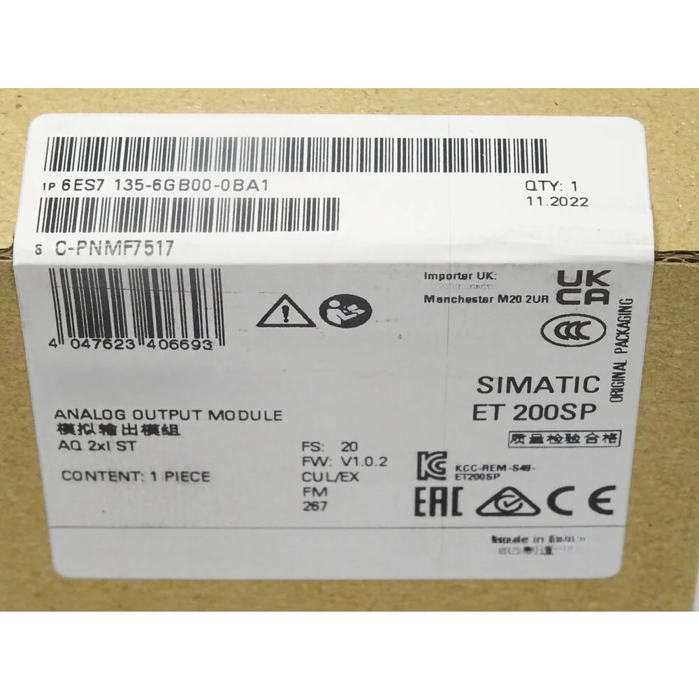 SIMATIC ET 200SP 6ES7135-6GB00-0BA1 6ES7 135-6GB00-0BA1 PLC Module