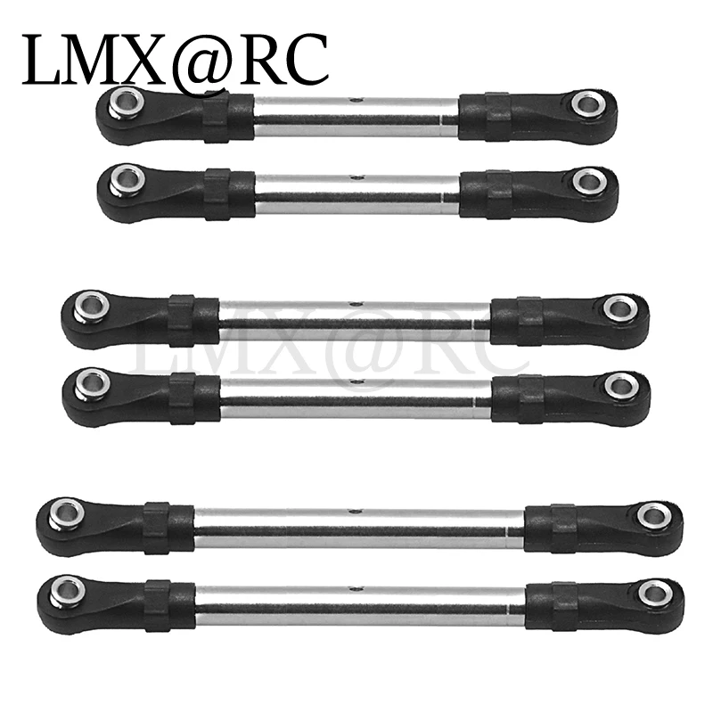 Stainless Steel Turnbuckles Pull Rod Link Rod Steering Rod Set For Traxxas Slash 2WD 1/10 RC Car Upgrade Parts Accessories