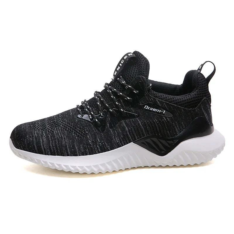 

Men Sneakers Lightweight Running Shoes Men Lace-up Knitting Zapatillas Sports Shoes Men Outdoor Casual Walking Sneakers