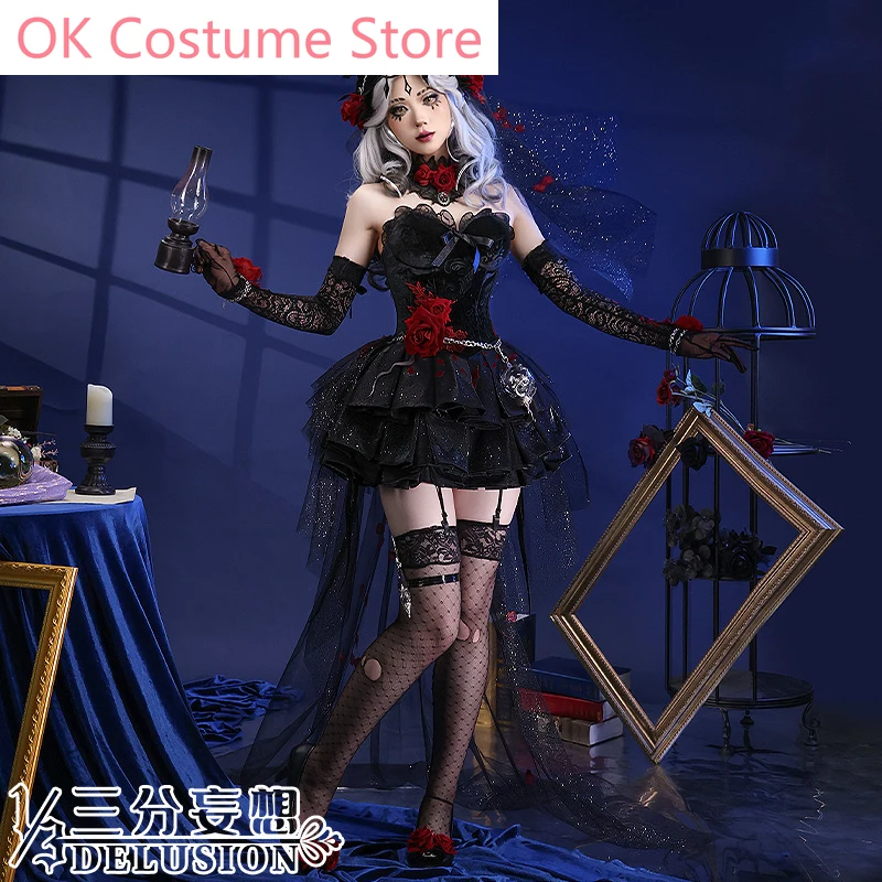 Anime! Identity V Ada Mesmer Game Suit Elegant Noble Dress Uniform Cosplay Costume Halloween Party Role Play Outfit Women