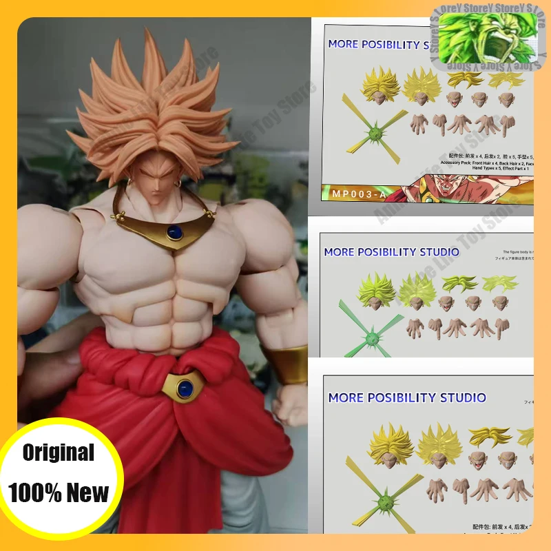 

MP MODEL studio Dragon Ball Wild Force Broly Accessories 003A Yellow 003B Green Anime Collection Figures Model Custom