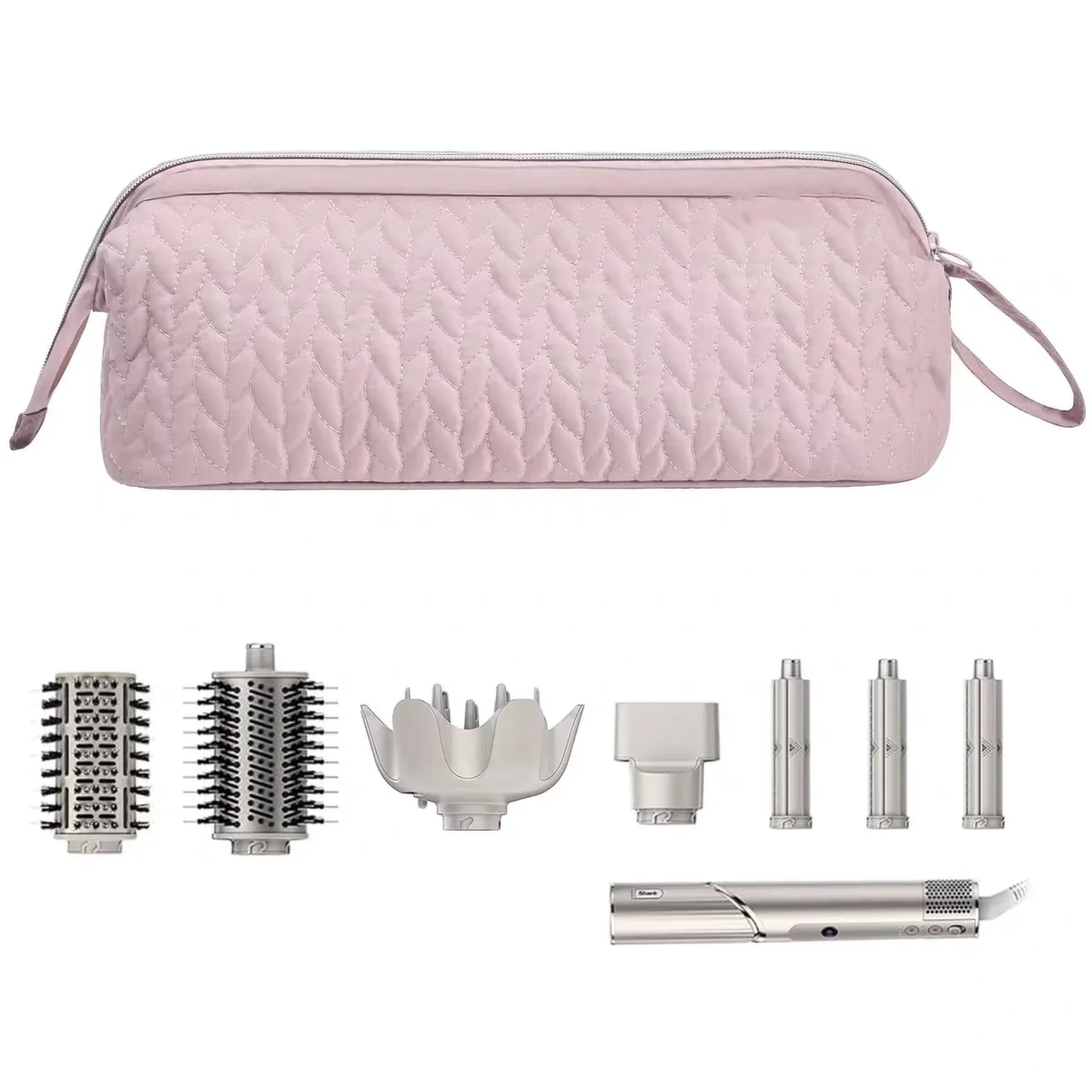 General Sewing Thread Curling Iron Bag Portable with Compartments Organizer Bag Dustproof Large Capacity Carrying Case Travel