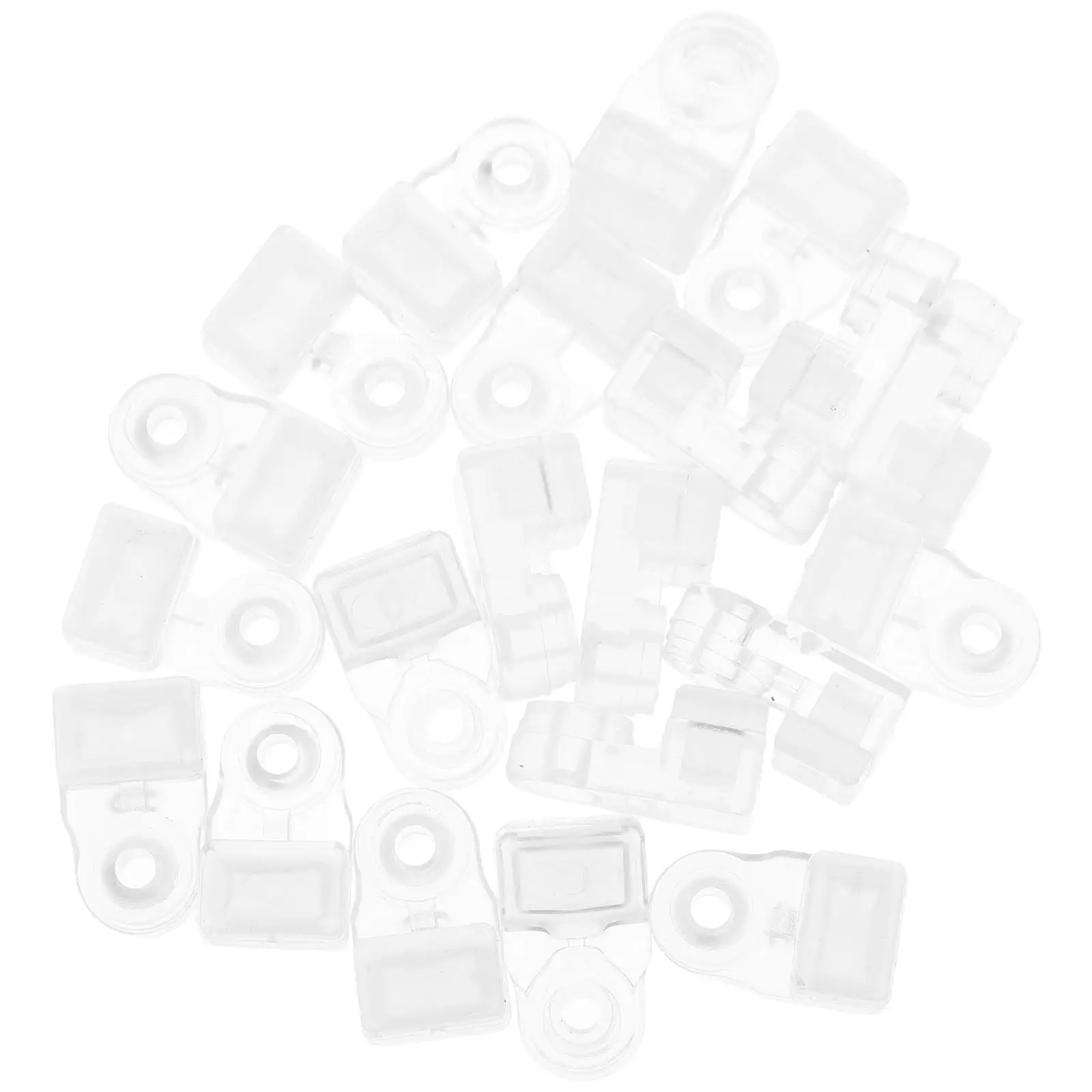 

20 Pcs Mirror Clips To Hold Door Mirror Cabinet Door Fixing Clear Clear Mount Acrylic Bracket Glass Picture Hardware Display
