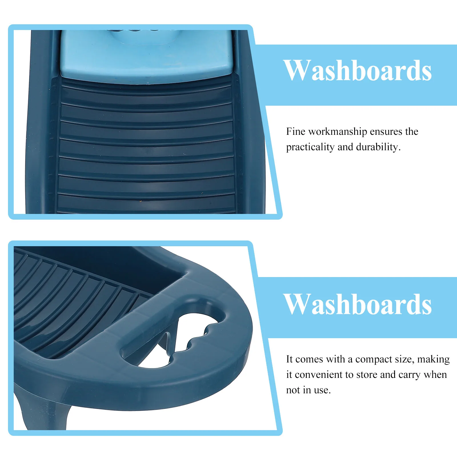 

1Pc Durable PP Underwear Washboard Compact Laundry Tool for Socks and Personal Clothes