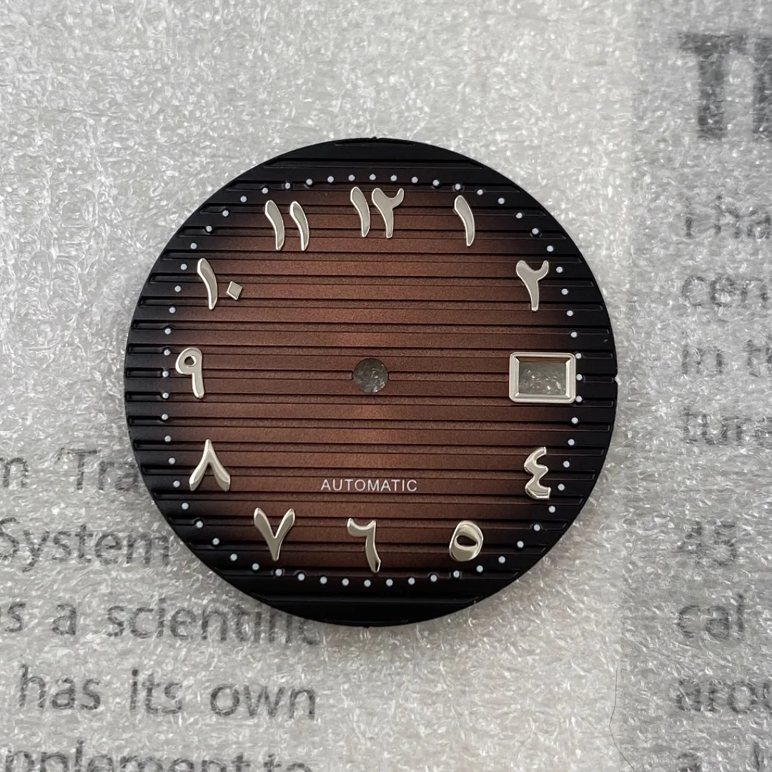 قرص NH35 مقاس 30.5 ملم قرص معدل أرقام عربية في الشرق الأوسط ملحقات ساعة نوتيلوس تناسب حركة NH35