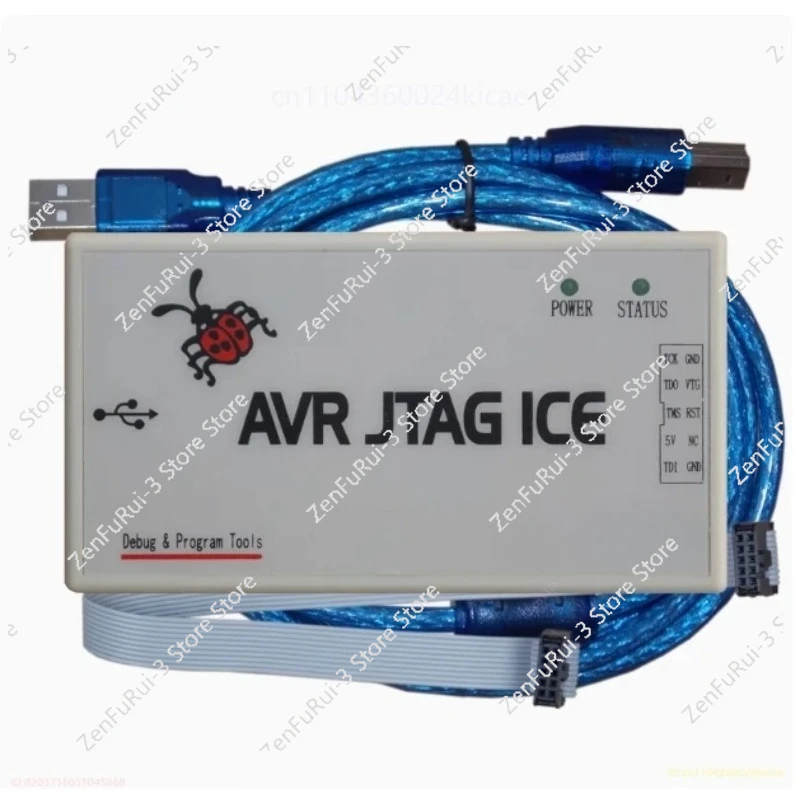 AVR JTAG ICE USB Emulator Debugger Programmer Downloader for Atmel AVR Studio 4 Low Latency Durable Compact
