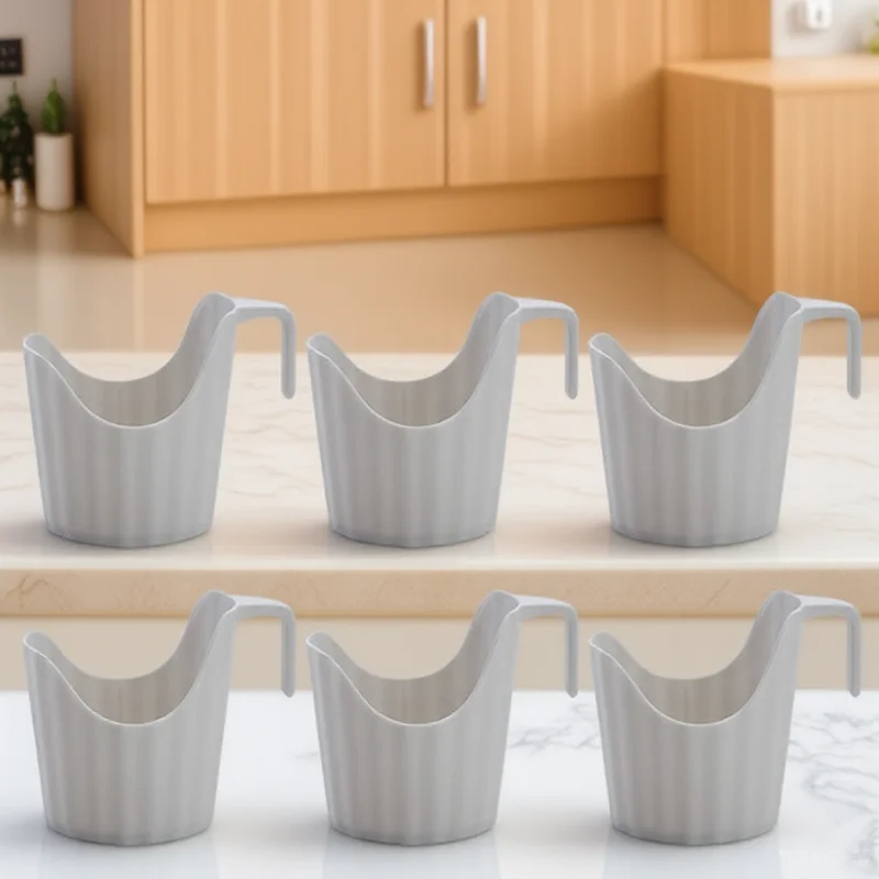 

6 Pcs Anti-scalding Coaster Plastic Cup Holders for Hot Drinks Coffee Cups Car Office Shopping