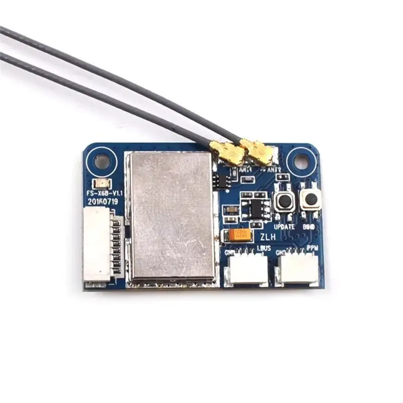 Best-X6B 2.4G 6CH IBUS PPM PWM Receiver FS-X6B FS-X6B Receiver For FLYSKY I10/I6S/I6/I6X/I4X Transmitter For FPV Racing Drone view 3