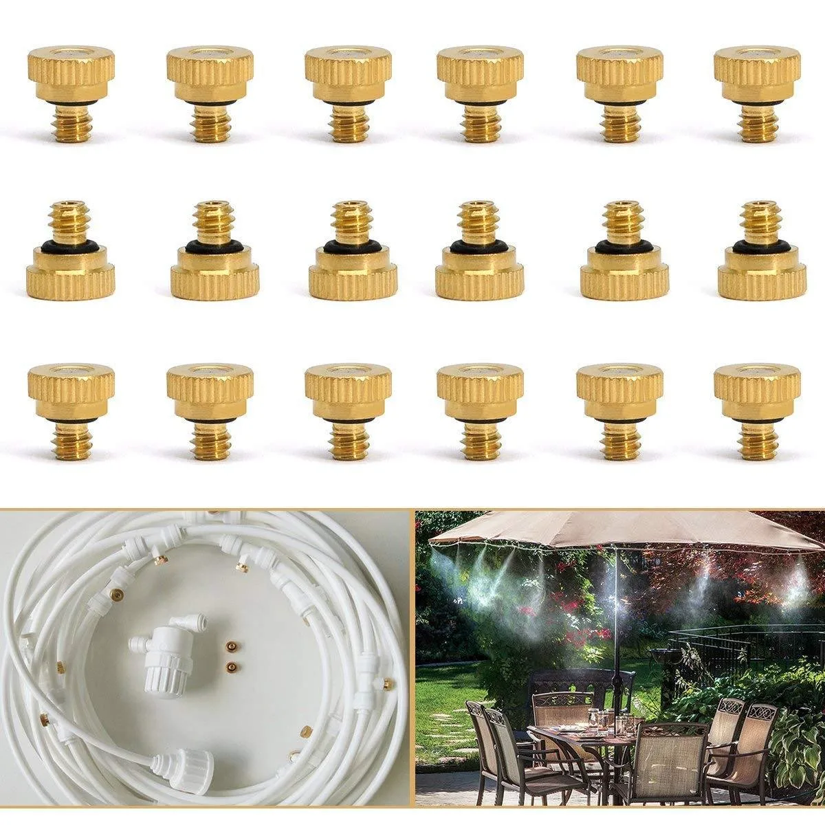 10PCS Atomizing Nozzle 3/16