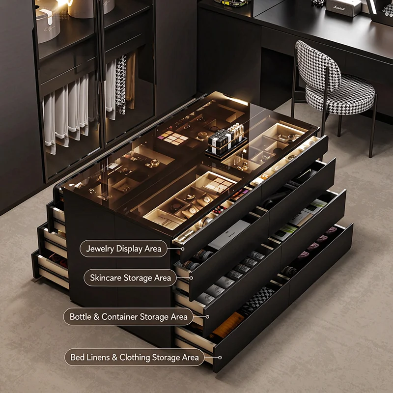 Nordic Cream Style Walk in Clo - Bedroom Furniture ulasan dan harga