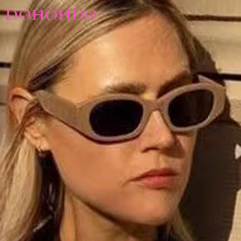 

Vintage Small Oval Outdoor Sunglasses Trendy Brand Designer Sunglasses Women Men Traveling Driving Shades Eyeglasses UV400 Очки