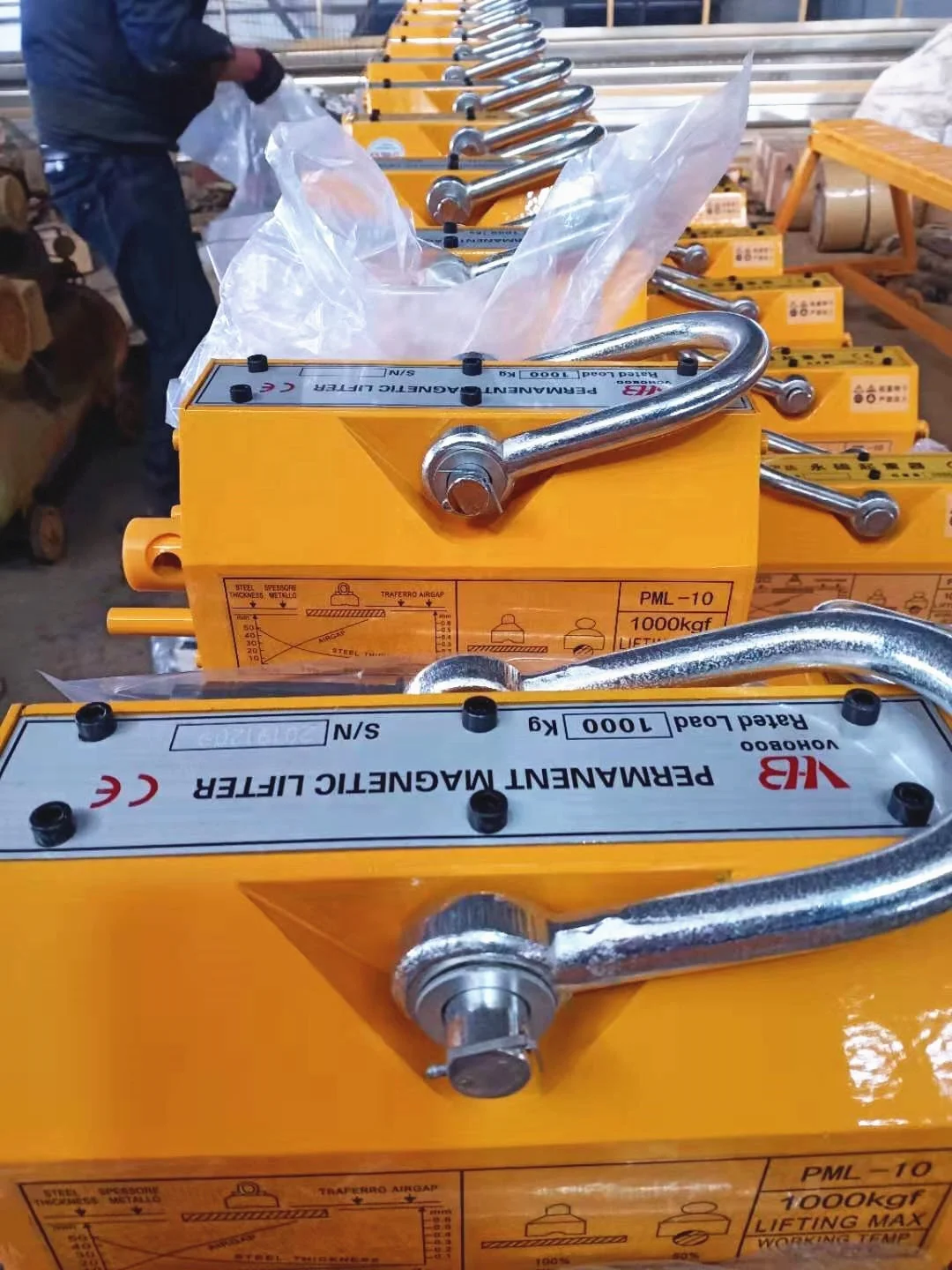 

Manual 1 Ton-5 Ton Permanent Magnetic Lifter Lifting Magnets For Lifting Steel Plate