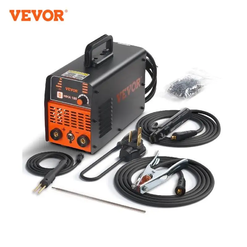 

VEVOR Stick Welder 180/200 Amp Plastic ARC Welder Machine 110/220V with Hot Start Force Anti-Stick Plastic Welding Repair Kit