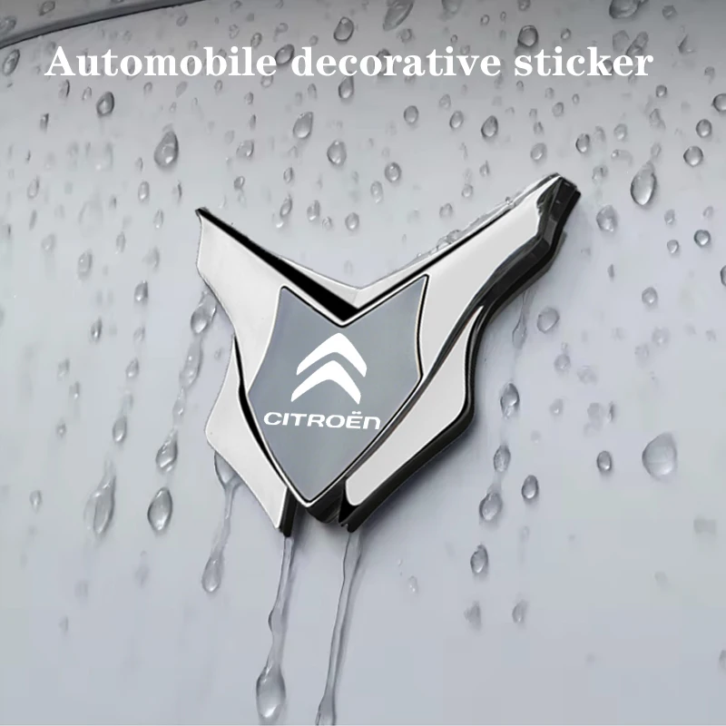 Pegatina de diseño de coche de Metal 3D, insignia con emblema, calcomanías de automóviles para Citroen C3 C4 X7 Xsara Picasso Crosser C-ELYSEE JUMPY NEMO VTS