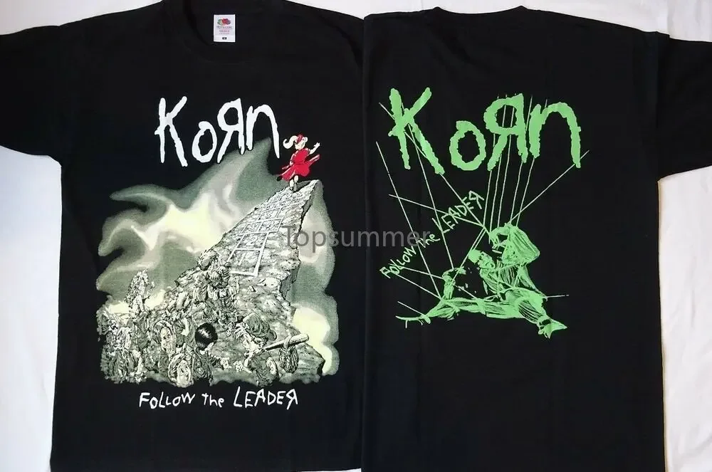 Korn Follow The Leader Koяn T-Shirt Size S Front Back Brand New Ltd