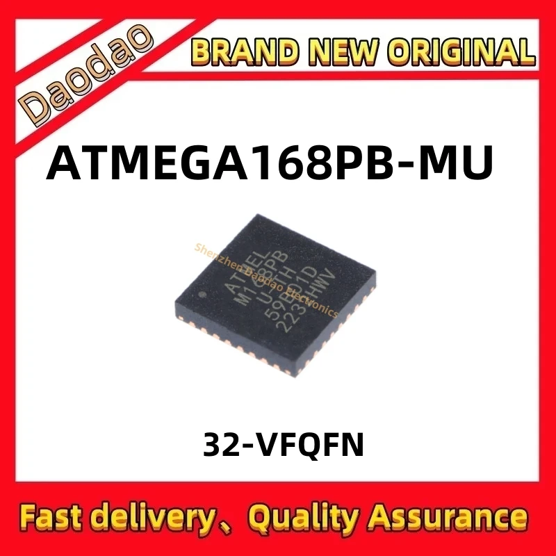 

ATMEGA168PB-MU atmega168pb-mu IC Chip 32-VFQFN Microprocessor Microcontroller chip Quality Brand New