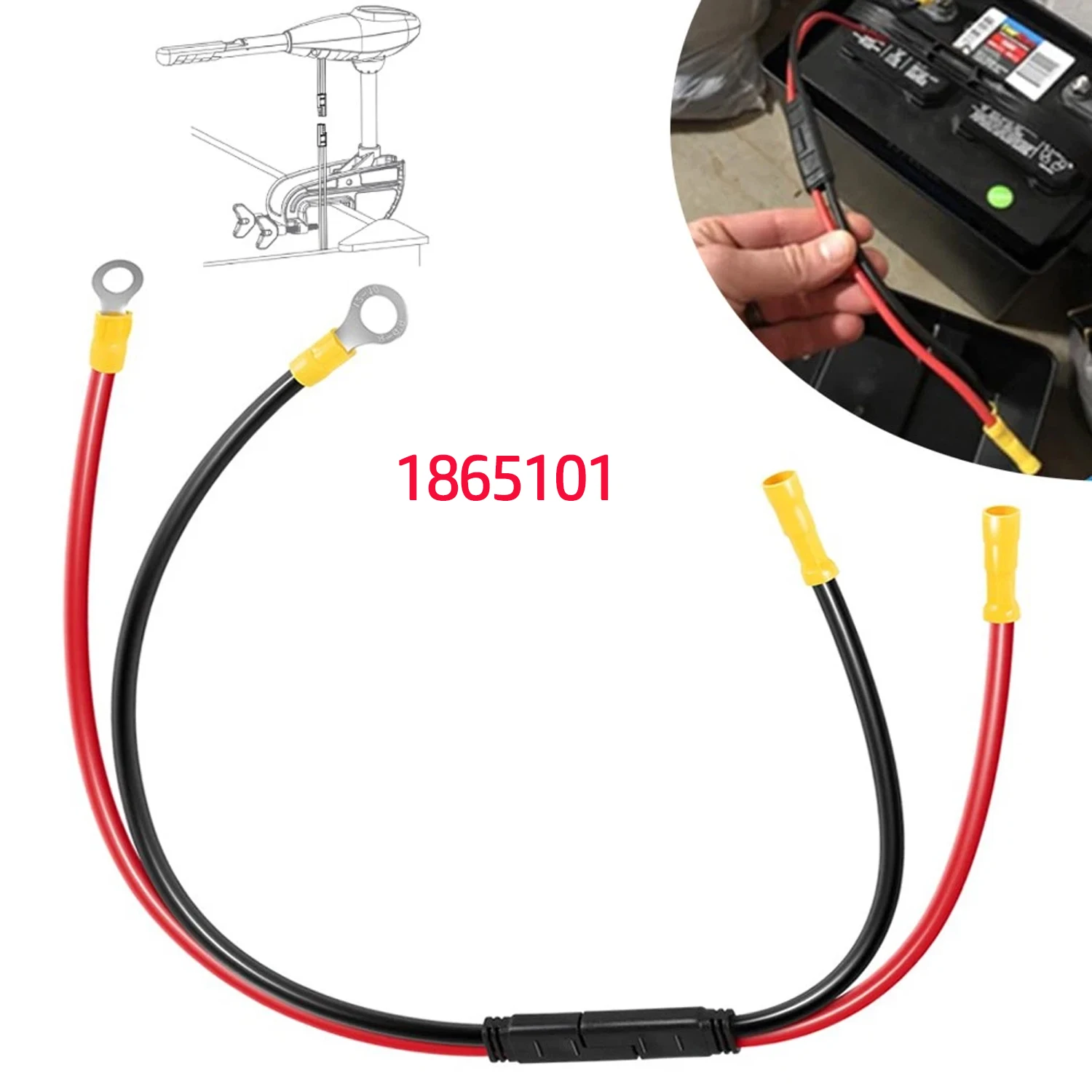 

MKR-12 Quick Connect Plug for Minn Kota Trolling Motor–Compatible with Ulterra, Ultrex, Terrova Series, PowerDrive and More