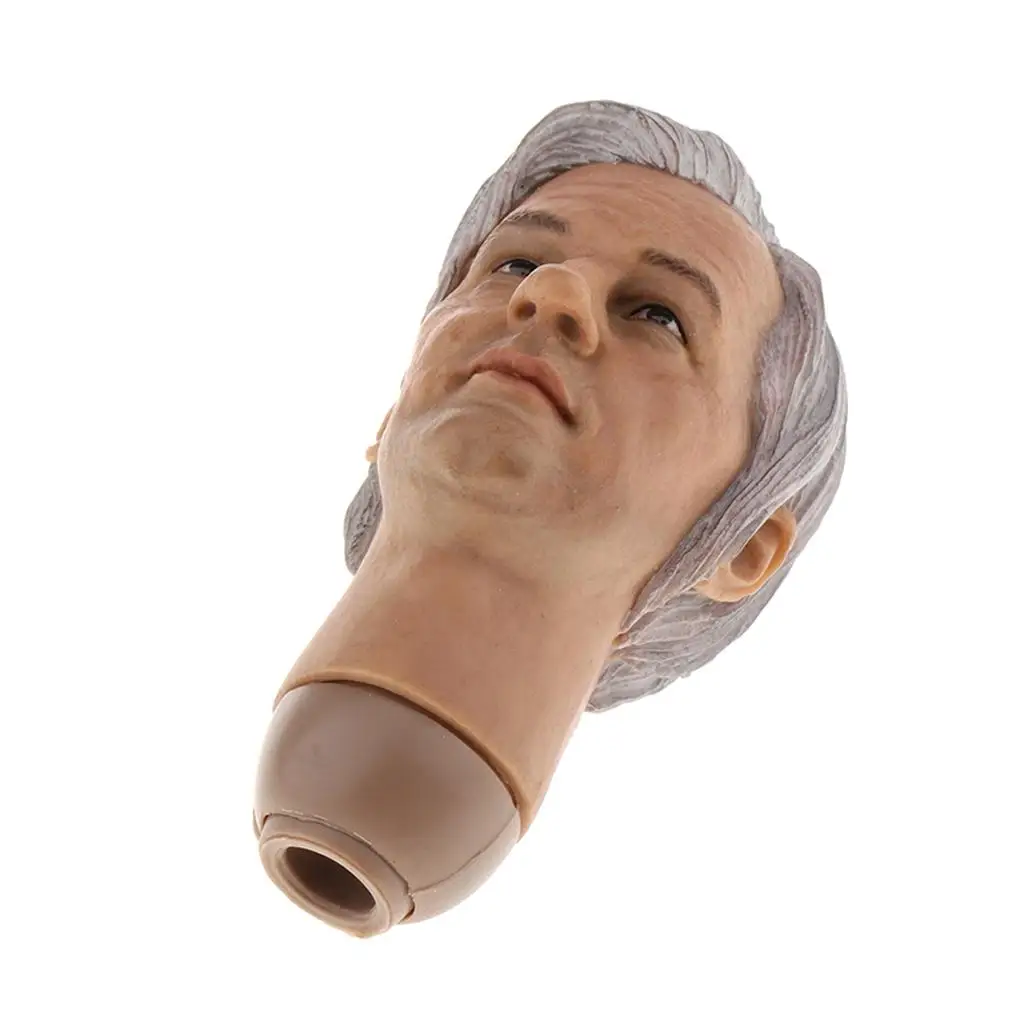 Cabeça de figura de ação esculpida 1/6 anel interno de conector de plástico masculino para figuras personalizadas