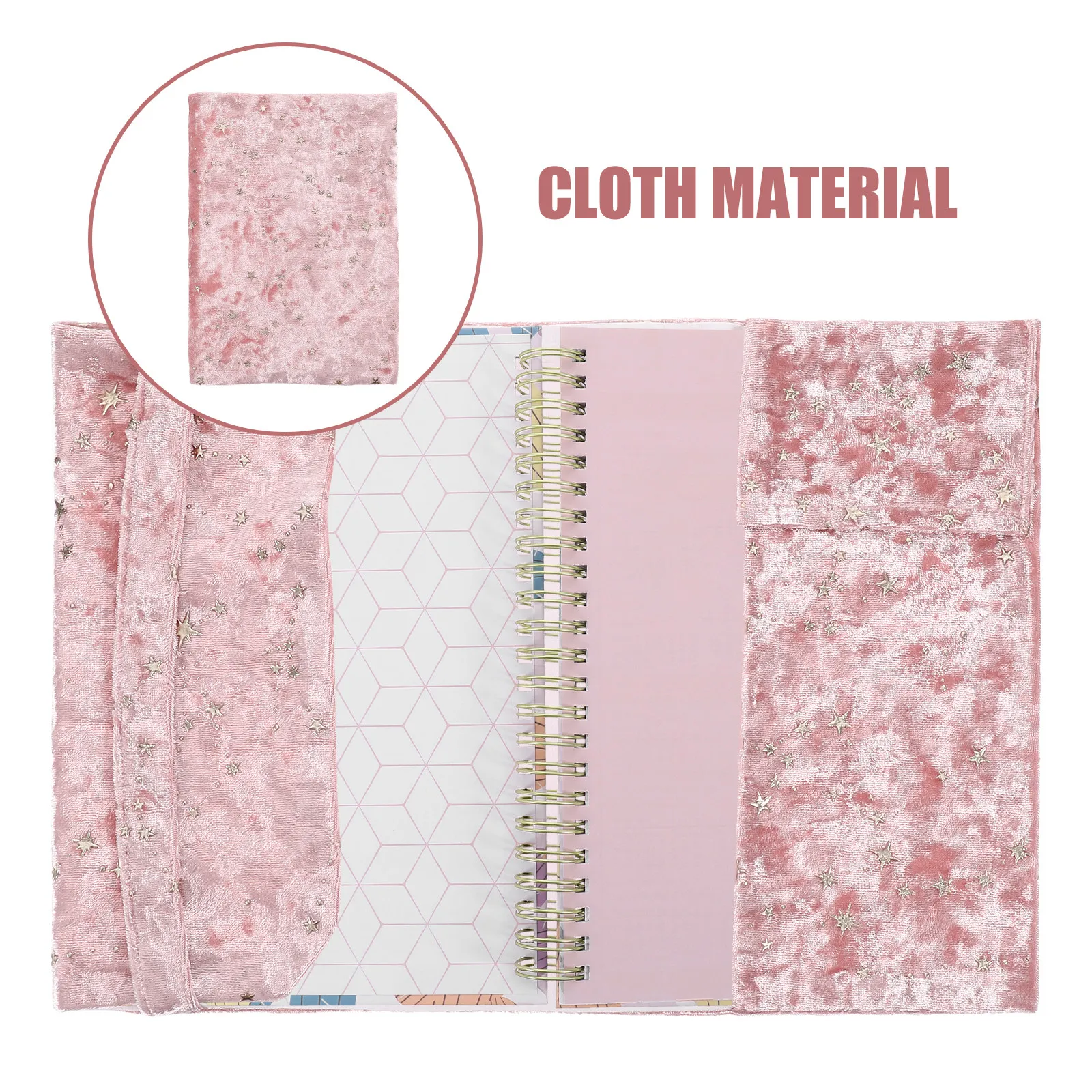

1 Piece Book Sleeve Book Cover Protector Reusable Cloth Design Stylish Decorative Cover for Textbooks Notebooks Journals