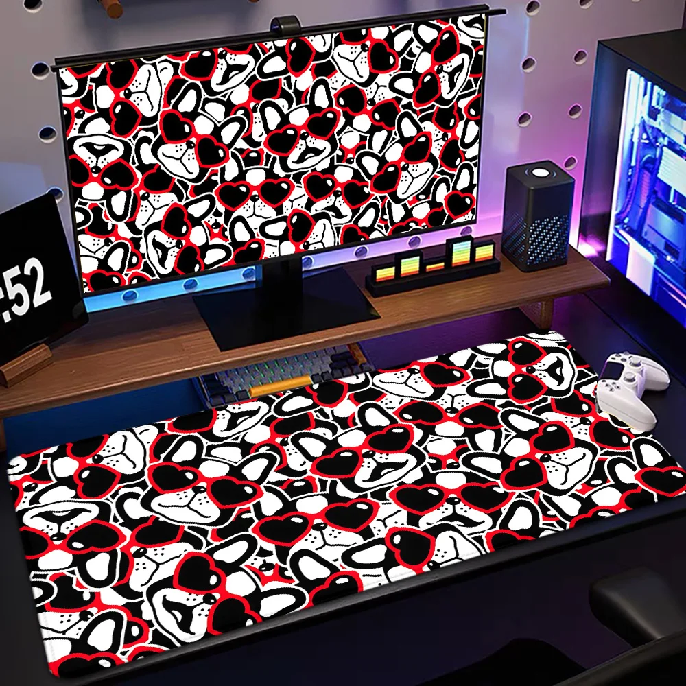 

Коврик для мыши Mosepad Love Dog Round Flat Turtle, компьютерный коврик, аксессуары для стола, коврик для геймеров, игровые коврики, украшение для стола