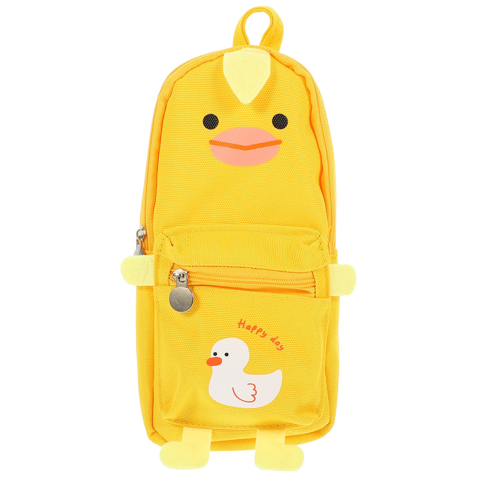 

Canvas Stationery Bag Zipper Pencil Case Storage Accessories Supplies Lovely Pouch Multi-function Adorable Daily Use