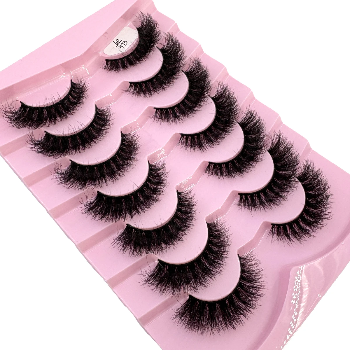 HBZGTLAD 7 pares de pestañas pestañas de visón 3D extensión de pestañas suaves gruesas y esponjosas pestañas postizas naturales maquillaje pestañas de visón