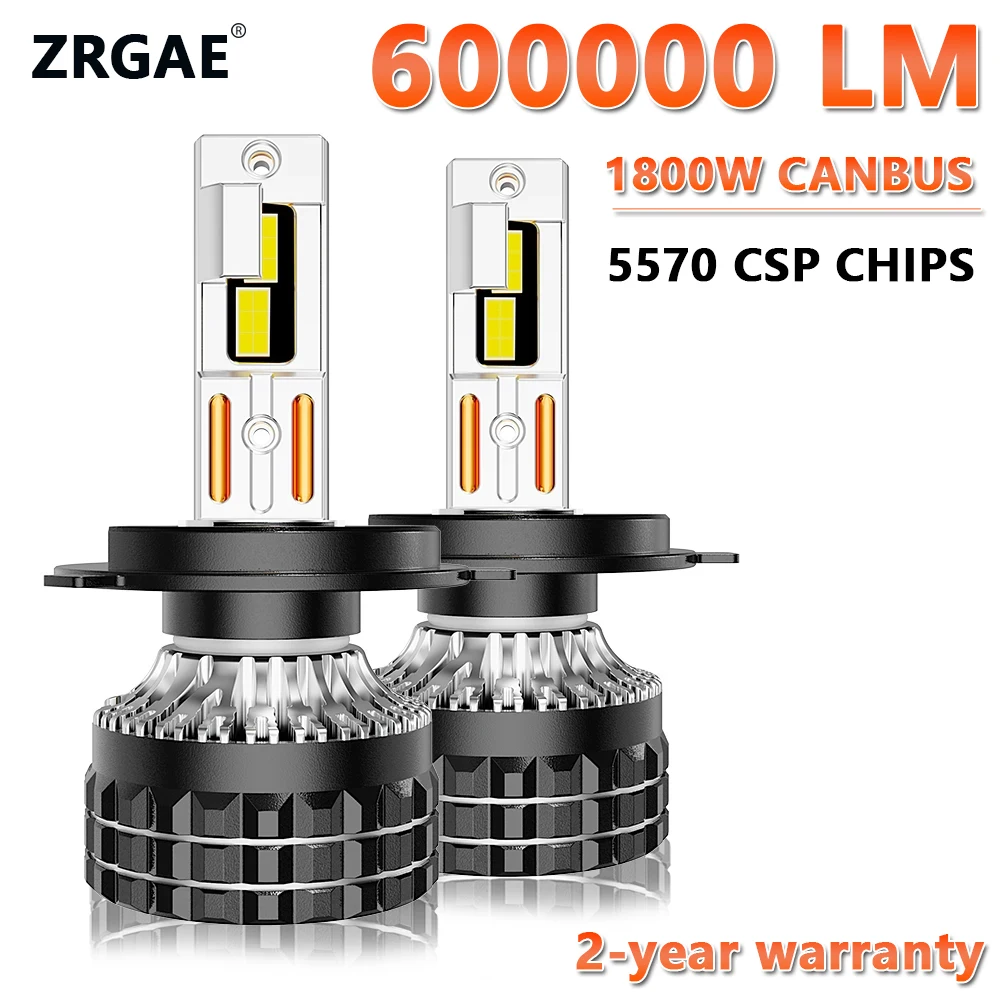 

H4 H7 LED Headlights K5C CANBUS Turbo Lamp H1 H8 H9 H11 9005 9006 HB3 HB4 HIR2 9012 High Power 1800W 5570 CSP Chips 6000K White
