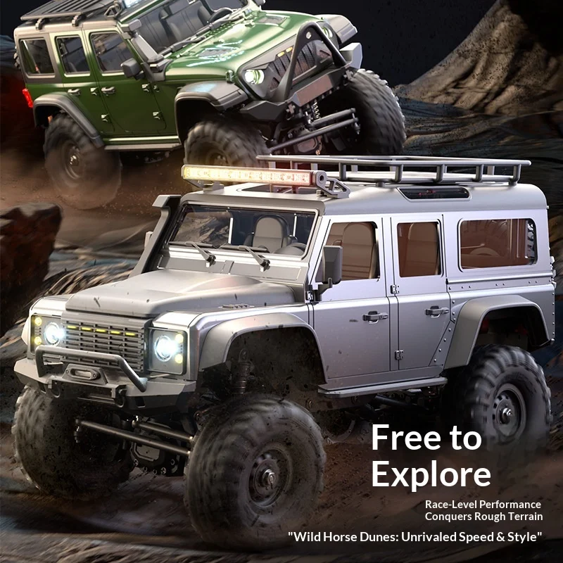In Stock HB 1601 Rc Crawler 1 To 16 Full Scale 4Wd Simulation Remote Control Off Road Climbing Model Car Adventure For Adults