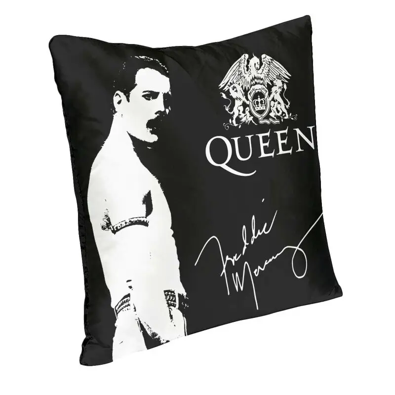 Band Queen Freddie  Cushion Cover Sofa Living Room Rock Singer Square Throw Pillow Case