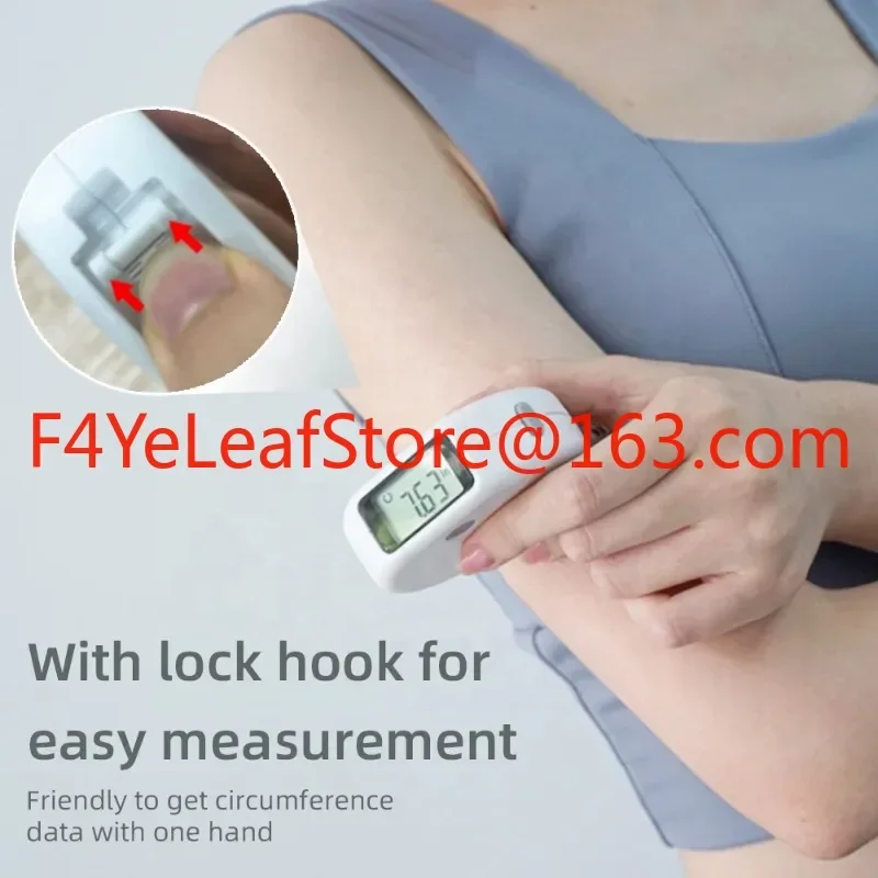 Intelligent Digital Body Size Soft Telescopic Self Tightening Chest Waist Hip Circumference Measuring Ruler