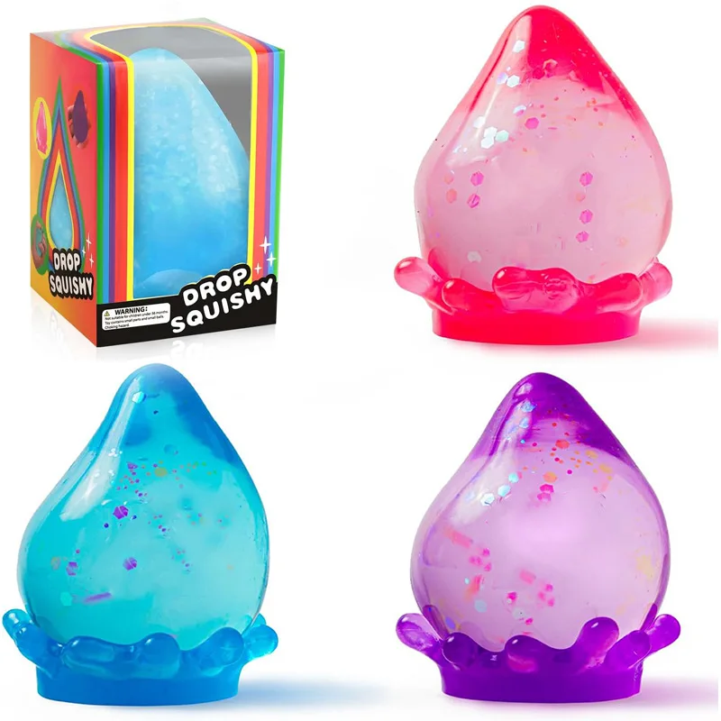 Novo gelo mole gota malte açúcar bolas brinquedos fidget cubo de estresse ansiedade alívio do estresse macio sensorial calmante brinquedos para crianças adultos