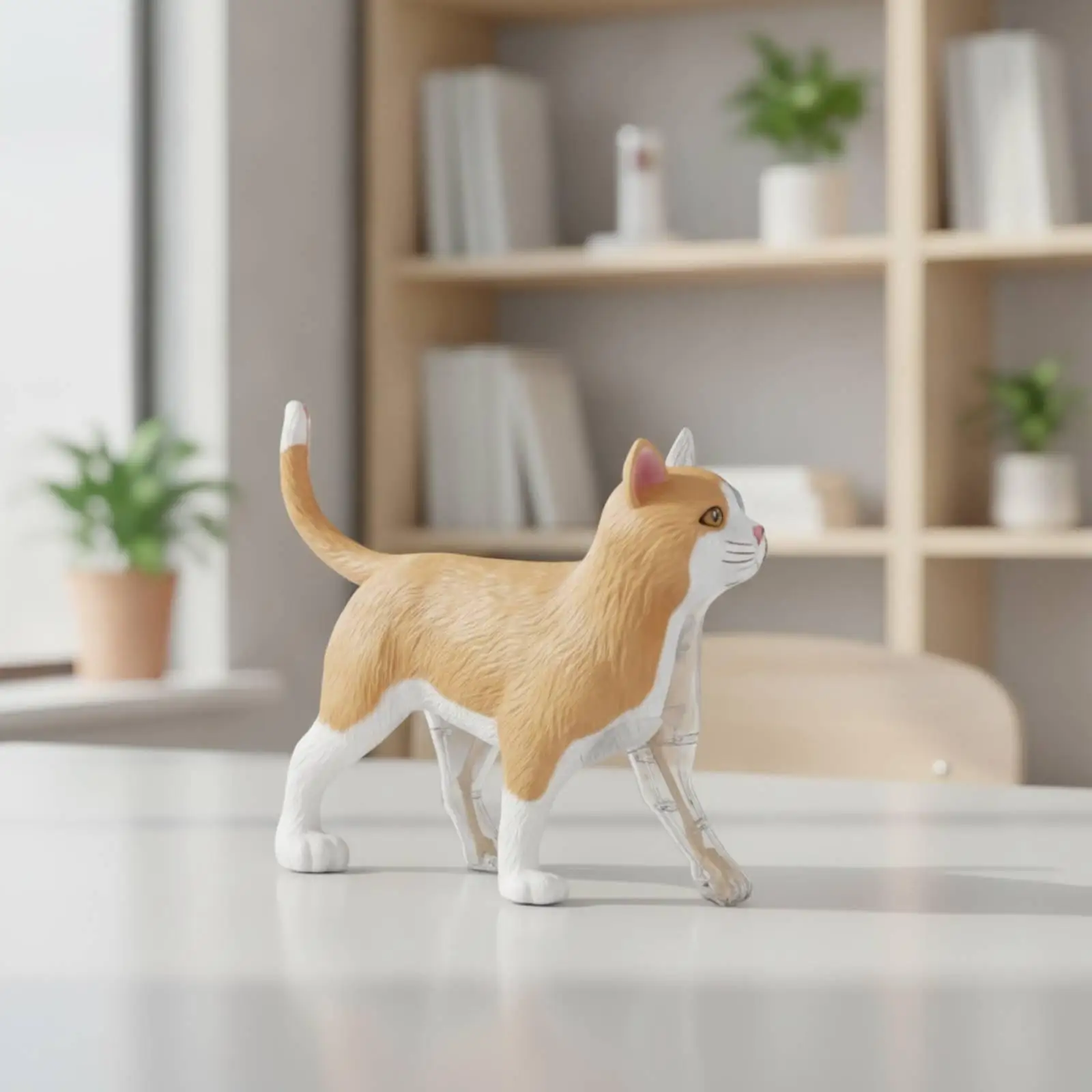 Cat Physiology Model with Detachable Parts Long-Lasting for Beginners