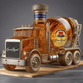 

Car Shaped Whiskey Bottle Glass Decanter Creative Transparent Truck Model Wine Bottle Home Bar Decor Unique Gift For Whiskey