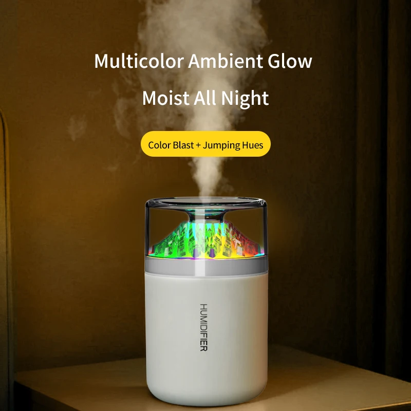 Wolke Luftbefeuchter bunte Atmosphäre Licht Mini tragbare Auto geschnitten Duft Tasse Sitz Design zarte Spray Hause Befeuchtung