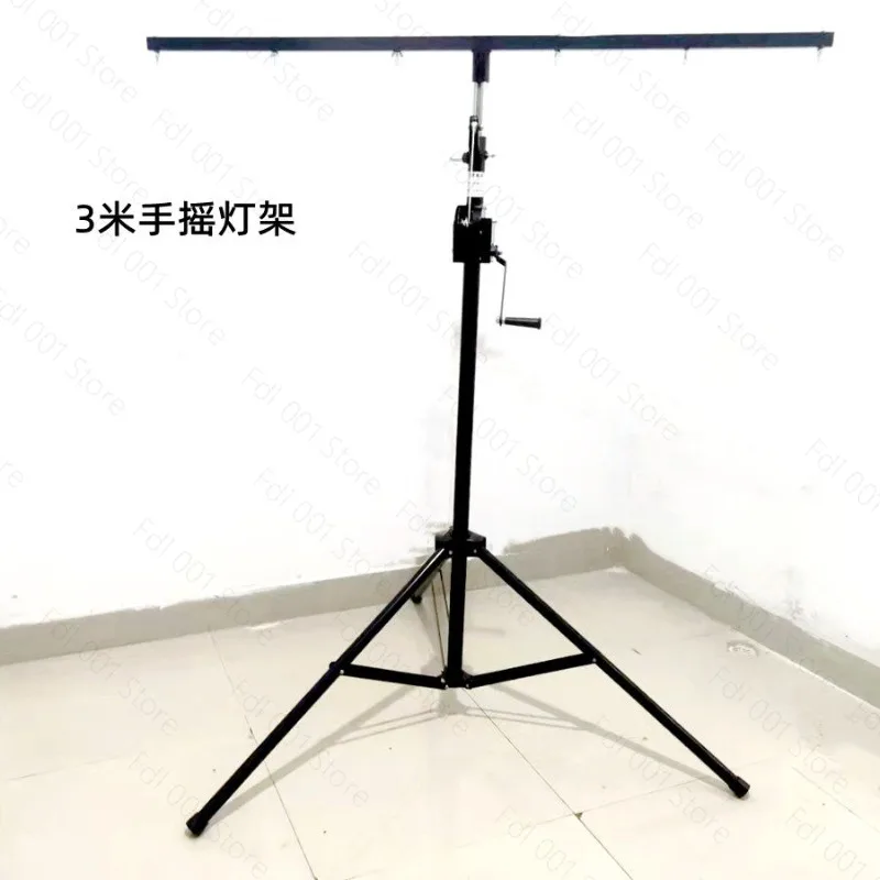 Thickened hand-cranked light stand, stage mobile tripod, lifting light stand